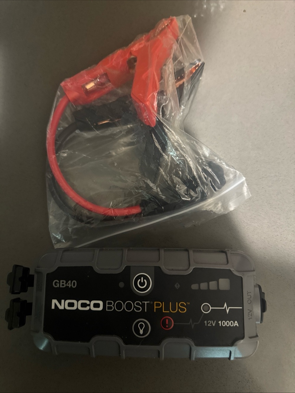 Boost Plus GB40 12V 1000A Portable Jump Starter - Black